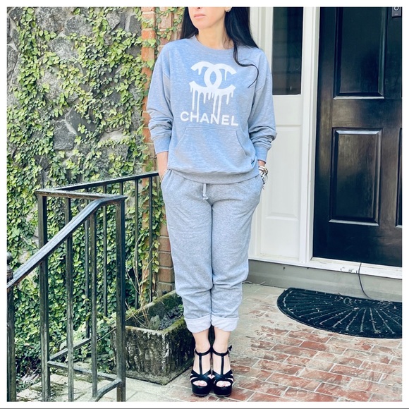 Heather Grey  side pocket cotton blend joggers - Picture 11 of 11